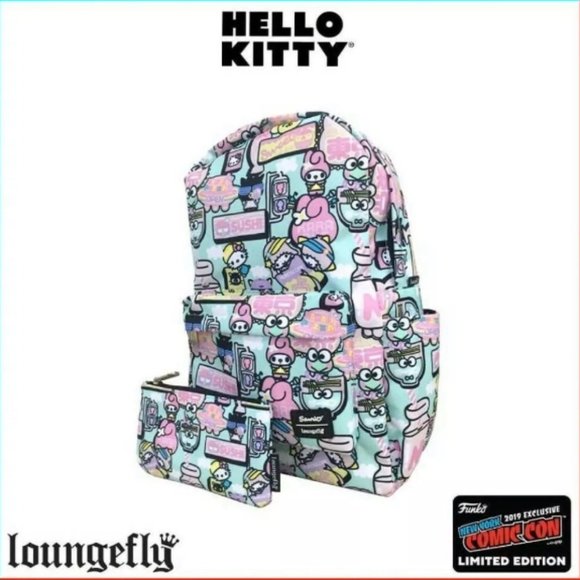 Loungefly Hello Kitty and Friends Backpack and Pouch main image 11